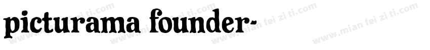 picturama founder字体转换